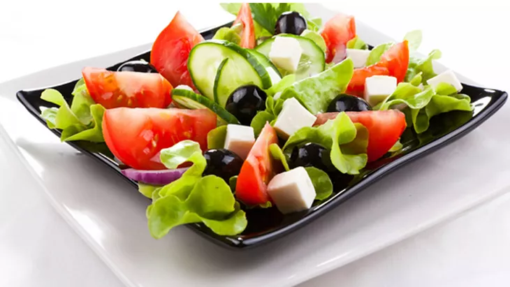 Греческий салат с уксусом