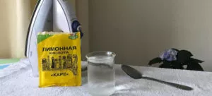 Как очистить утюг лимонной кислотой