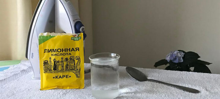 чистить утюг своими руками