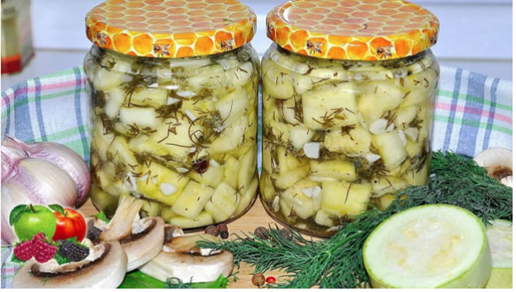 Заготовка кабачка на зиму Мариновать кабачки как грибы